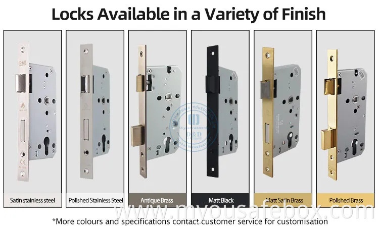 CE Security Euro Fire Rated Stainless Steel Safe Mortise Handle Metal Sash SUS Commercial Wooden Cylinder Magnetic Key Zinc Sliding Inner Guangdong Door Lock